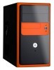 Inwin EM019 Micro ATX Screwless Black/Orange Case 500W PSU