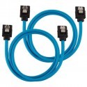 Corsair Blue Premium Sleeved SATA 6Gbps 60cm Cable
