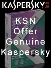 KSN Sell the latest Kaspersky 2013 range including Kaspersky internet security 2013, kaspersky antivirus 2013, kaspersky one, kaspersky pure and also Kaspersky Security for Mac