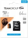 Team 64GB Micro SDXC UHS-1 Class 10 Flash Card with Adapter