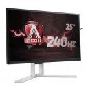 AOC 24.5" Widescreen TN LED Black/Red Monitor (1920x1080/1ms/HDMI/DP/USB)