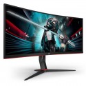 AOC CU34G2/BK 34" Widescreen VA LED Black Curved Monitor (3440x1440/1ms/DP/