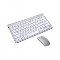 Tactus Compact Wireless Keyboard and Mouse - White