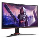 AOC C24G2AE/BK 23.6" Widescreen VA LED Black/Red Multimedia Curved Monitor