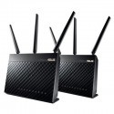 ASUS RT-AC68U Wireless Broadband Router - 1300Mbps - Dual-Band - 2 Pack