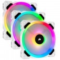 Corsair LL120 RGB 120mm Dual Light Loop White PWM Fan Triple Pack with Ligh