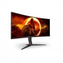 AOC CU34G2XP/BK 34" Widescreen VA LED Black/Red Multimedia Curved Monitor (
