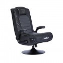 BraZen Panther Elite 2.1 Bluetooth Surround Sound Gaming Chair Black/Grey