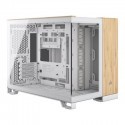 Corsair 2500X Micro ATX Dual Chamber PC Case White/Bamboo Wood