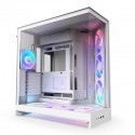 NZXT H9 Flow RGB+ Mid Tower Case White (E-ATX/ATX/M-ATX/M-ITX)