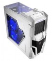 Aerocool Mechatron White Gaming Case Side Window 20CM Blue LED Fan