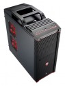 Aerocool RS-4 Gaming Mid Tower Black/Red Interior Card Reader 14CM Red LED