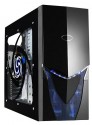 CiT Saturn Midi Tower Part-Mesh Gaming Case with 2 x Blue LED Fans