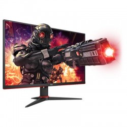 AOC 24G2ZE/BK 23.8" Widescreen IPS LED Black/Red Monitor (1920x1080/0.5ms/2