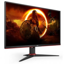 AOC 24G2SAE/BK 23.8" Widescreen VA WLED Black/Red Multimedia Monitor (1920x
