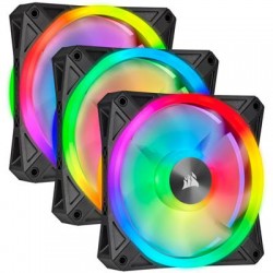 Corsair iCUE QL120 RGB 120mm PWM Fan Triple Pack with Lighting Node CORE
