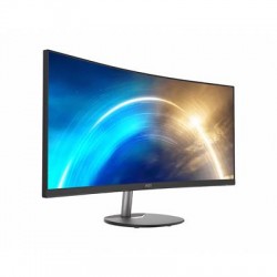 MSI PRO MP341CQ 34" Widescreen VA LED Black Curved Multimedia Monitor (3440