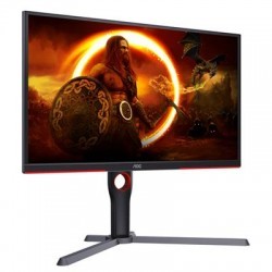 AOC 25G3ZM/BK 24.5" Widescreen VA LED Black/Red Monitor (1920x1080/0.5ms/2x