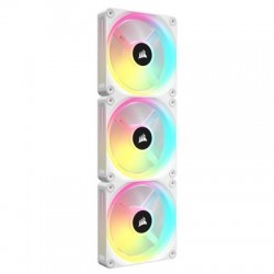 Corsair iCUE LINK QX120 RGB Starter Kit 120mm PWM Fan White 3 Pack