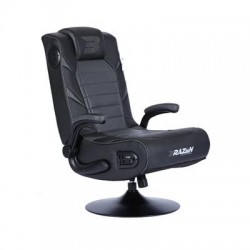 BraZen Panther Elite 2.1 Bluetooth Surround Sound Gaming Chair Black/Grey