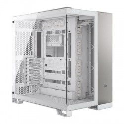 Corsair 6500X Mid Tower Dual Chamber PC Case White/Satin Grey Aluminum