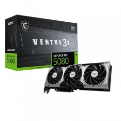 MSI GeForce RTX 5080 Ventus 3X OC (16GB GDDR7/PCI Express 5.0/2655MHz/30000