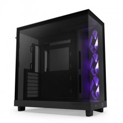 NZXT H6 Flow RGB Mid Tower Case Black (ATX/M-ATX/M-ITX)