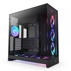 NZXT H9 Flow RGB+ Mid Tower Case Black (E-ATX/ATX/M-ATX/M-ITX)