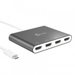 J5Create USB-C to 4 Port HDMI Multi Monitor Adapter