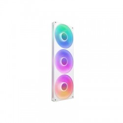 NZXT F420 RGB Core 420mm White Single-Frame Triple Fan Unit