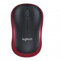 Logitech M185 RED Wireless Optical Mouse PC, MAC, Laptop