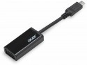 Acer Genuine USB Type-C to VGA Plug and Play Converter Cable Adaptor - Blac