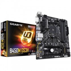 Gigabyte B450M DS3H (Socket AM4/B450/DDR4/S-ATA 600/Micro ATX)
