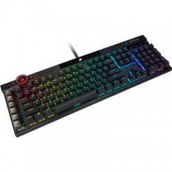 Corsair K100 RGB Optical-Mechanical Gaming Keyboard - CORSAIR OPX Switch -