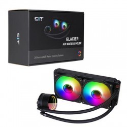 CiT Pro Glacier Watercooler 240mm Black ARGB Infinity CPU Cooler