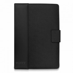 Port Designs 7" Universal Tablet Kickstand Black Magnetic Folio Case Cover